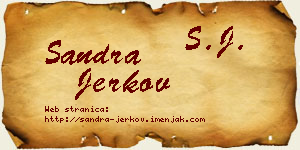 Sandra Jerkov vizit kartica